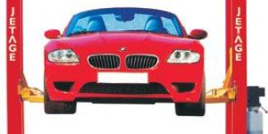 Model : STURDY Low Ceiling Floor Plate Two Post Lift (Double Cylinder)