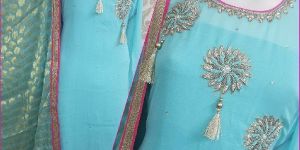 DESIGNER GEORGETTE HAND WORK SUIT W-698