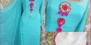 GEORGETTE SEMI FORMAL SUITS W-669