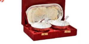 Silver Capsule Bowl Set