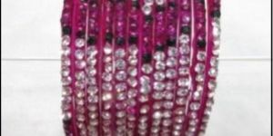 Glass Stone Bangles