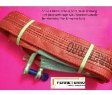 4 Metre Red Ton Rating Rope