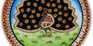 Peacock Printed Plate