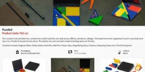 Puzzled Stationery Box