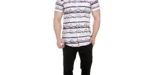 All over Aztec Print Pale Mauve Half Sleeves Casual Shirt with Silicon Wash