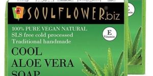 Soulflower Cool Aloevera Soap Set of 2