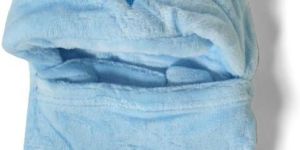 Sky Blue Carters Baby Hooded Mink Bear Blanket