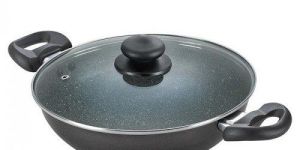 Omega Deluxe Granite Kadai 240 Mm with Lid