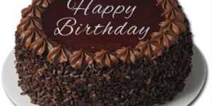 Happy Birthday Choco Cake
