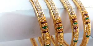 5mm Diamond Metal Bangles