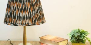 Table Lamp - Black and Rust