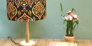Multicolor Paisley Table Lamp