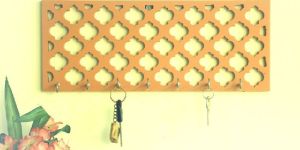 Coral Wooden Jali Key Holder