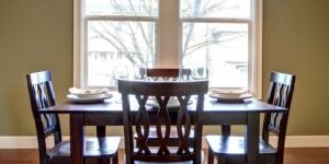 4 Chair Square Dining Set