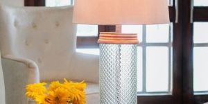 Faceted Crystal Lamp