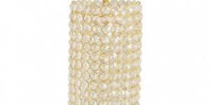 Gold Crystal Hanging Lamp
