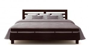 Jakarta Platform Bed: Walnut, Queen Size