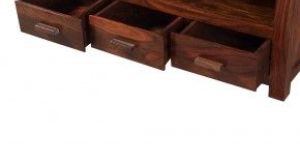 Sheesham Bookshelf with 3 Drawers