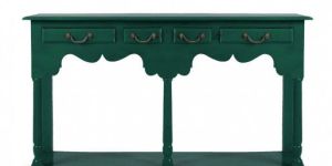 Green Vintage Console