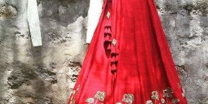 Red Malbouri Silk Designer Lahenga Choli