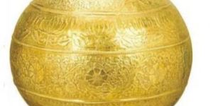 Brass Matka Planter