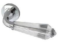 Glass Door Handle, Brass Lever Handle