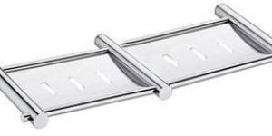 Stainless Steel Double Bathroom Soap Dish