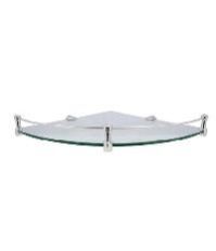 Royal Indian Craft Sea Life Printed Toughened Type Glass Corner Shelf