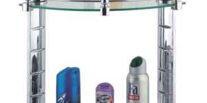 Elegant Corner Glass Shelf Set