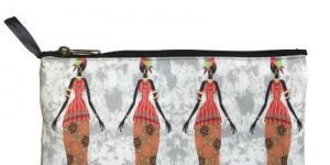 Lushomes African Lady Digital Printed Multi Utility Pouch