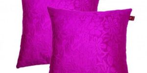 (Pack of 2) Size : 12 Lushomes Pink Embossed Blackberry Cushion Cover