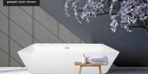Woven Gold Acrylic Steam And Spa Bathtubs