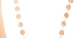 Small Bead Silver Rudraksha Mala