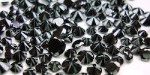 Round Black Natural Diamonds