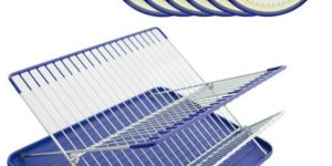 Blue Stainless Steel Plate Holder