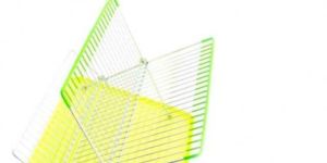 Combo of Green Stainless Steel Plate Stand