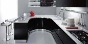 U Shaped Modular Kitchen