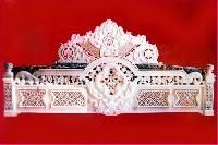 Pure White Marbles Bed