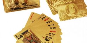 24 Karat Gold Plated Playing Cards