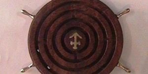 Wooden Labyrinth Game