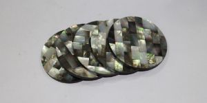 TEA COASTER - MOTHER OF PEARL 1