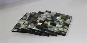 TEA COASTER - MOTHER OF PEARL