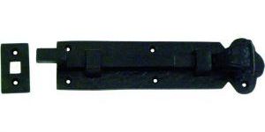 Antique Black Iron Door Bolt