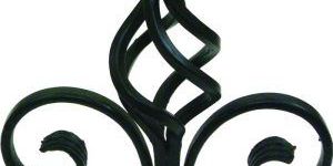 Finial Black Wire