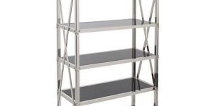 Stainless Steel Bookshelf