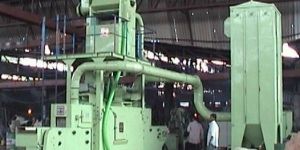 LSPM Leaf Spring Shot Blasting Machine