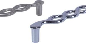 SP-61 White Metal Cabinet Handle