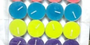 Tea Light Colored Candle