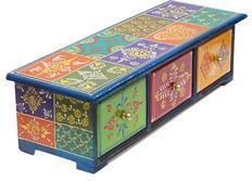 3 Drawer Wooden Chest