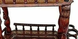 Wooden Service Trolley